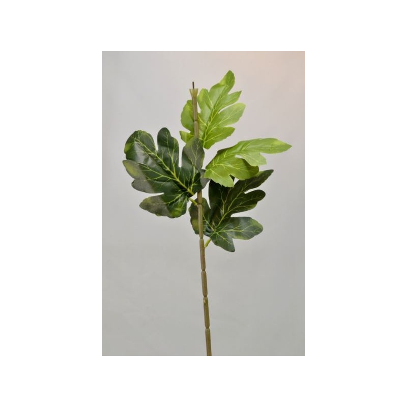 ŁODYGA DO CHRYZANTEMY 68CM 4 LIŚCIE GREEN