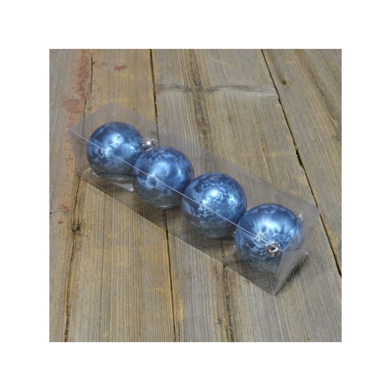 BOMBKI PLASTIK  6CM 4SZT/KPL BLUE