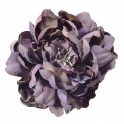 PEONIA WINTAGE GŁOWA 13CM OLD PURPLE