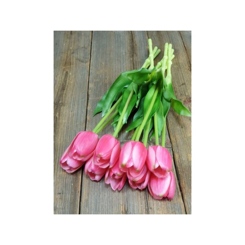 TULIPAN POJEDYNCZY GUMA - NEW 38CM BEAUTY PINK