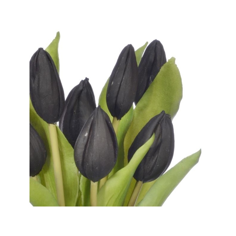 PĘCZEK TULIPANÓW W PĄKU 32CM BLACK