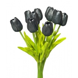 TULIPAN PIANKA 34CM NATURALNY W DOTYKU BLACK