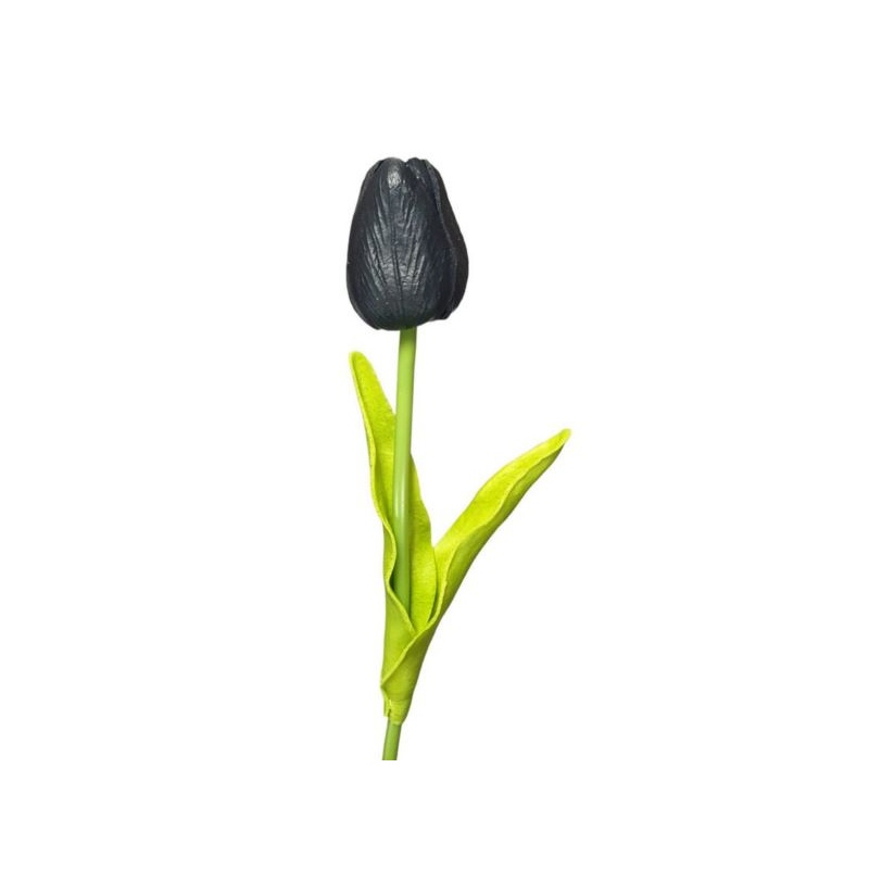 TULIPAN PIANKA 34CM NATURALNY W DOTYKU BLACK