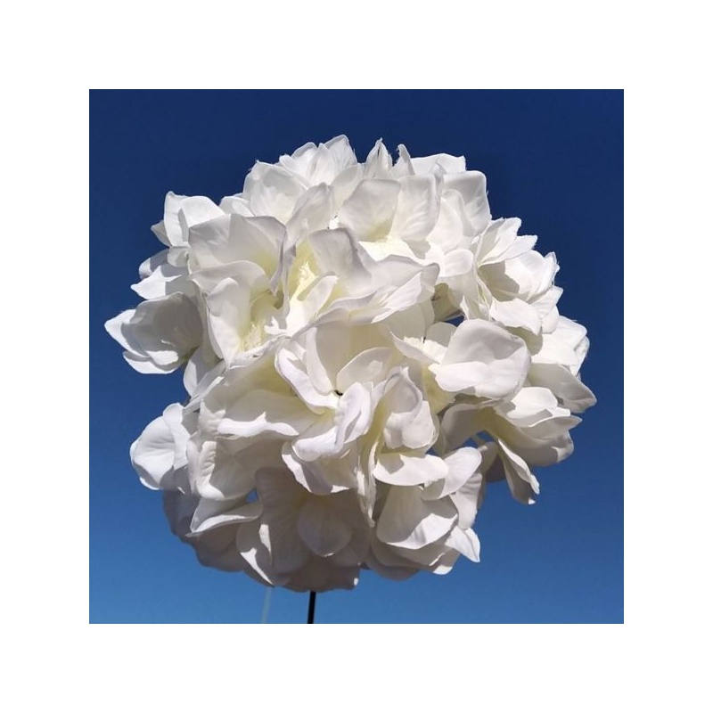 Hortensja głowa 20cm my83 pure white