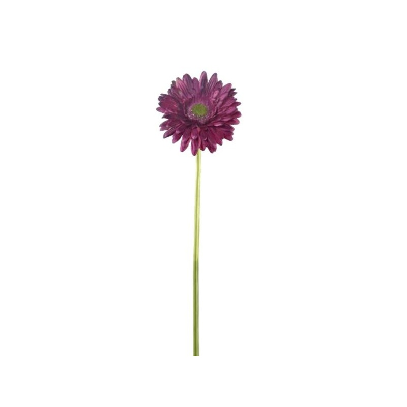 GERBERA POJEDYNCZA 47CM  SUN529 BURGUNDY