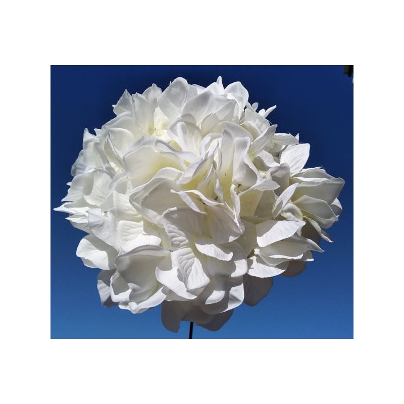 Hortensja głowa 20cm my83 pure white