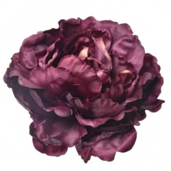 PEONIA GŁOWA 17CM ART060 DR BURGUNDY