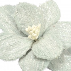 POINSECJA NA PIKU 21CM PLUSH GLITTER MINT