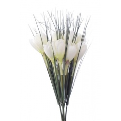 KROKUS PIK 2 KWIATY 30CM /0548 WHITE