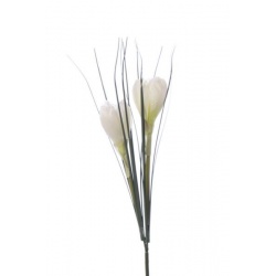 KROKUS PIK 2 KWIATY 30CM /0548 WHITE