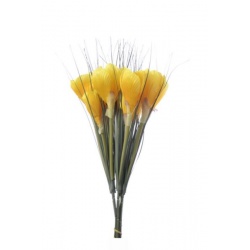 KROKUS PIK 2 KWIATY 30CM /0548 YELLOW