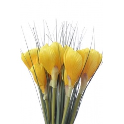 KROKUS PIK 2 KWIATY 30CM /0548 YELLOW