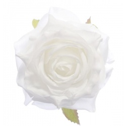 RÓŻA GŁOWA 10CM LY003 26L WHITE