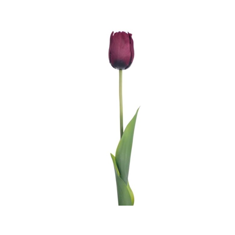 TULIPAN POJEDYNCZY 48CM ART258 BURGUNDY