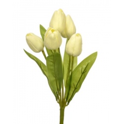 BUKIET TULIPAN PIANKA 29CM WHITE CREAM