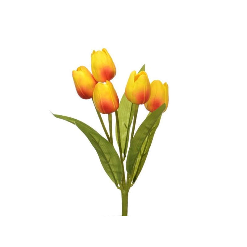 BUKIET TULIPAN PIANKA 29CM  YELLOW ORANGE