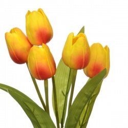 BUKIET TULIPAN PIANKA 29CM  YELLOW ORANGE