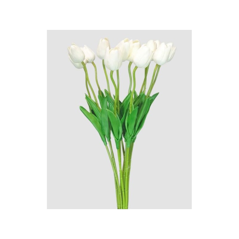 TULIPAN PIANKOWY PĄK - ŁODYGA PIANKA 46CM CREAM