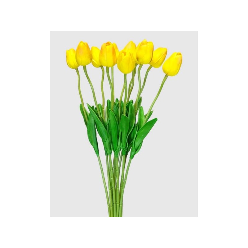 TULIPAN PIANKOWY PĄK - ŁODYGA PIANKA 46CM YELLOW