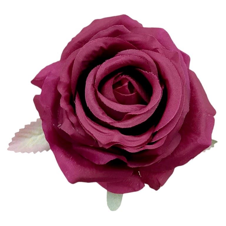 Róża głowa 10cm ly003  30l burgundy