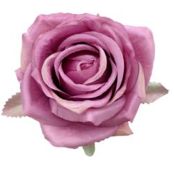 Róża głowa 10cm ly003 29l dirty dk pink