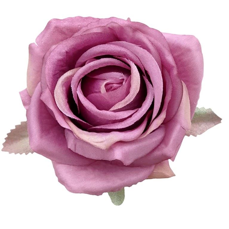 Róża głowa 10cm ly003 29l dirty dk pink