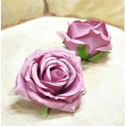 Róża głowa 10cm ly003 29l dirty dk pink