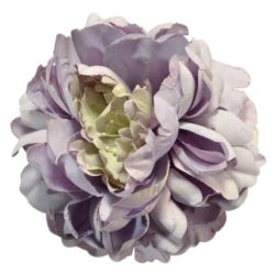 PEONIA WINTAGE GŁOWA 13CM OLD DIRTY VIOLET GREEN