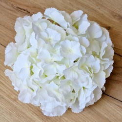 HORTENSJA GŁOWA DUŻA 20CM /CHQ01 PURE WHITE