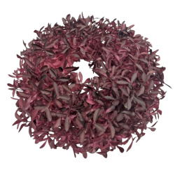 WIANEK DROBNE LISTKI 28CM /8265 BURGUNDY