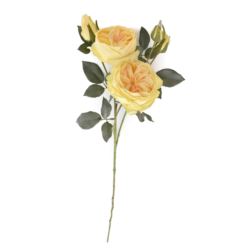RÓŻA SZLACHETNA GAŁĄZKA 64CM TAJ1002 YELLOW