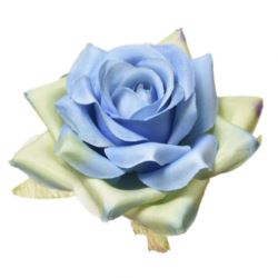 RÓŻA MINI GŁÓWKA 5CM ART117 DEEP BLUE