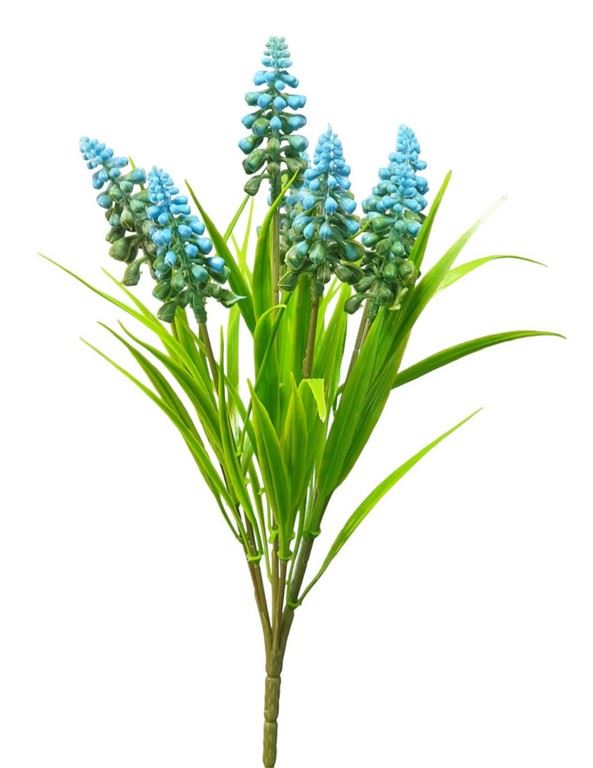 SZAFIREK BUKIET 7 GAŁĄZEK 33CM BLUE