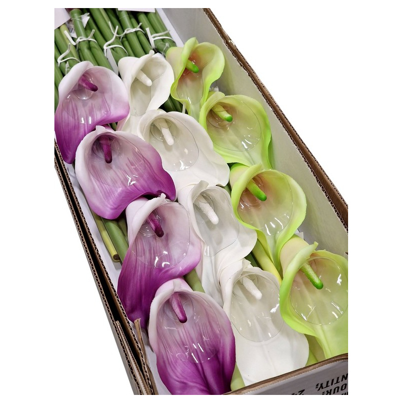 CALLA GUMA 72 CM  ANA1013 6 KOLORÓW  MIX3