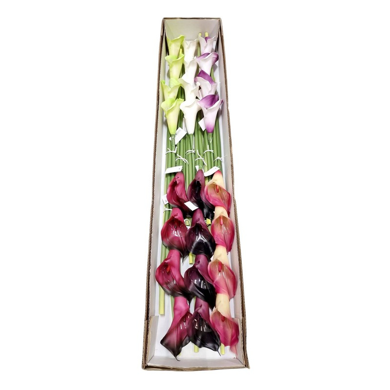 CALLA GUMA 72 CM  ANA1013 6 KOLORÓW  MIX3