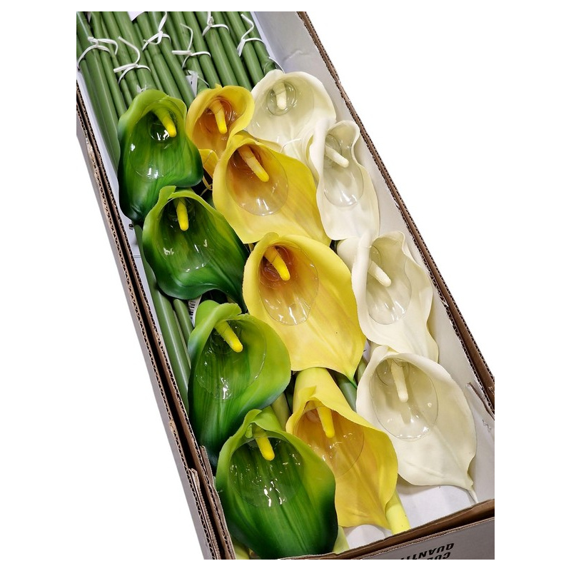 CALLA GUMA 72 CM  ANA1013 6 KOLORÓW  MIX2