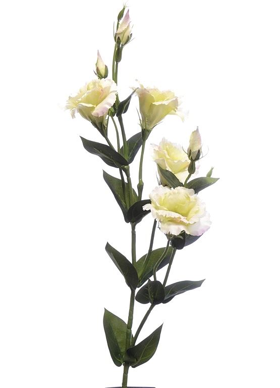 Eustoma gałązka 83cm sun345 LT.PINK LT.GREEN