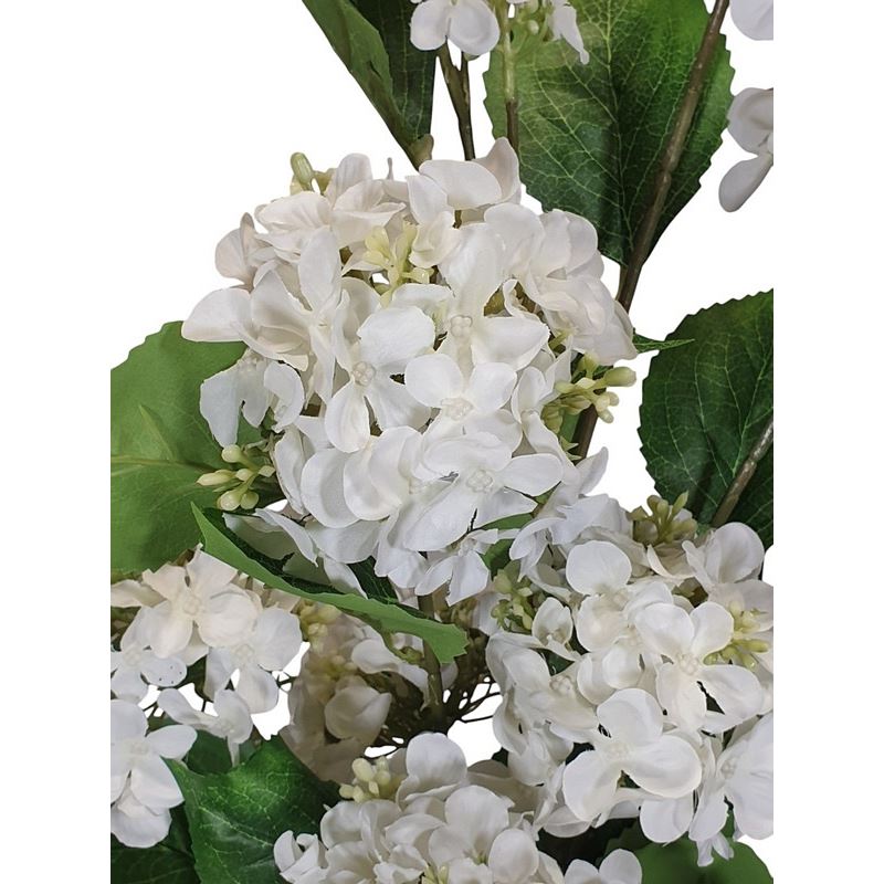 HORTENSJA KRZEW 8 KWIATÓW 75CM VIP6458 WHITE