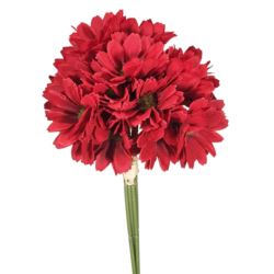 RUMIANEK PĘCZEK 28CM 24 KWIATKI /204 RED