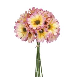 RUMIANEK PĘCZEK 28CM 24 KWIATKI /204 OLD PINK YEL