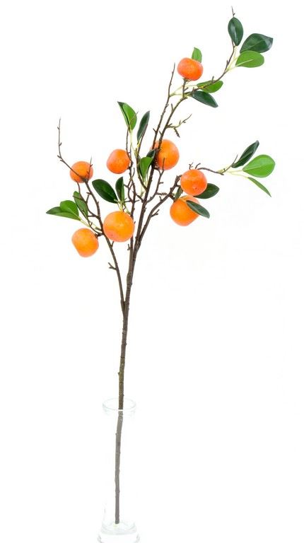 MANDARYNKA GAŁĄZKA DEKORACYJNA 94CM ORANGE