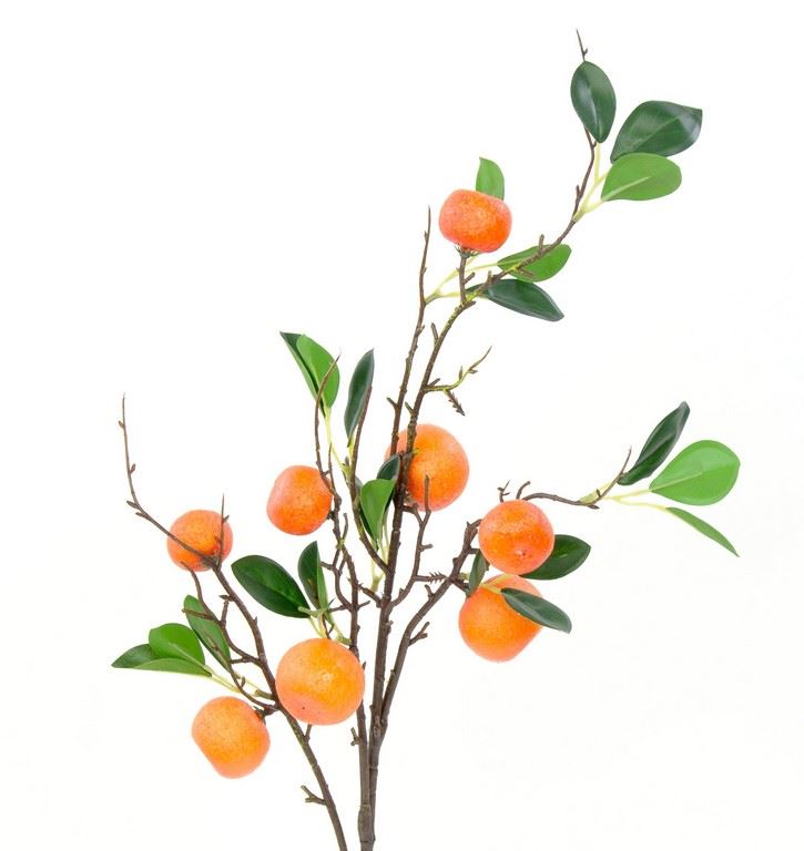 MANDARYNKA GAŁĄZKA DEKORACYJNA 94CM ORANGE