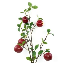 JABŁKO GAŁĄZKA DEKORACYJNA 99CM DK RED