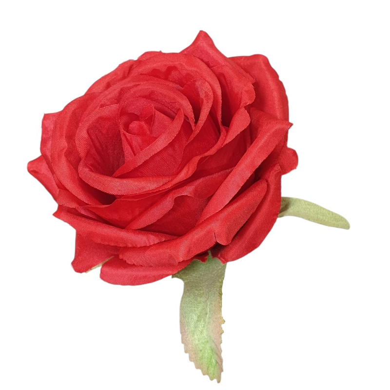 RÓŻA GŁOWA 10CM LY003 38L RED