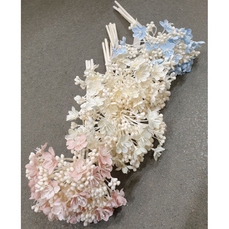 PĘCZEK SEDUM 33CM / 4970 MIX1 MINT-CRM-BLUE-PINK