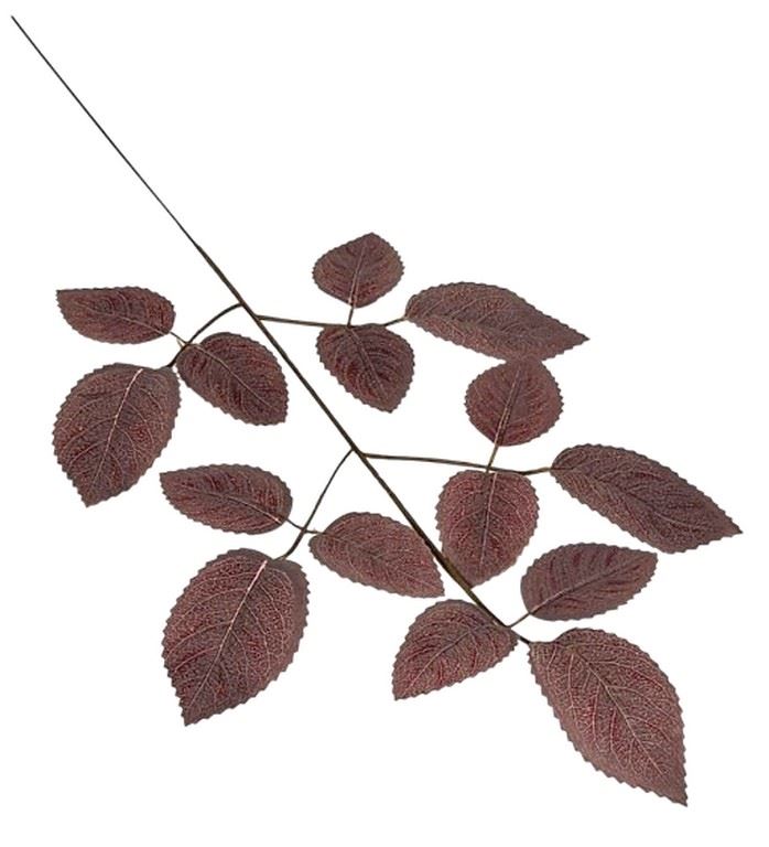 RÓŻA LIŚĆ OD RÓŻY 53CM POWDER MAUVE