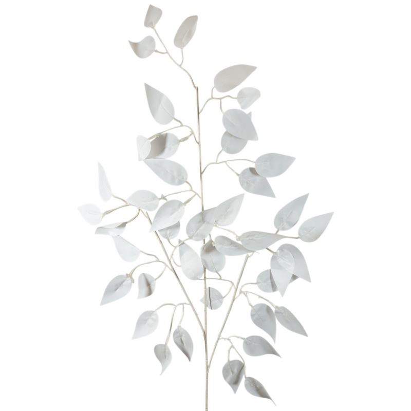 FIKUS BENJAMIN GAŁĄZKA LIŚĆ DROBNY 55CM WHITE