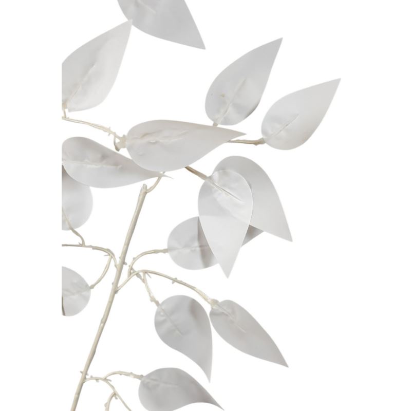 FIKUS BENJAMIN GAŁĄZKA LIŚĆ DROBNY 55CM WHITE