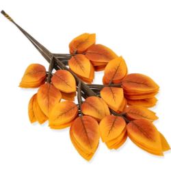 LIŚĆ RÓŻA 48CM  /0515 17 AUTUMN YELLOW ORANGE