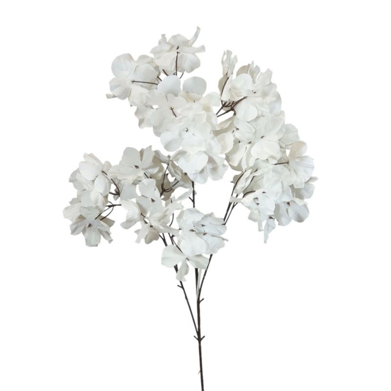 HORTENSJA JESIENNA GAŁĄZKA 84CM OLD WHITE